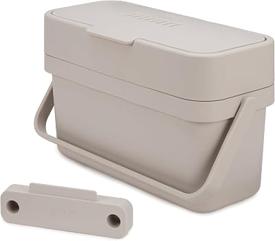 Joseph Joseph Compo 4 Slimline 4 Litre Food Waste Recycling Caddy with Air Vent