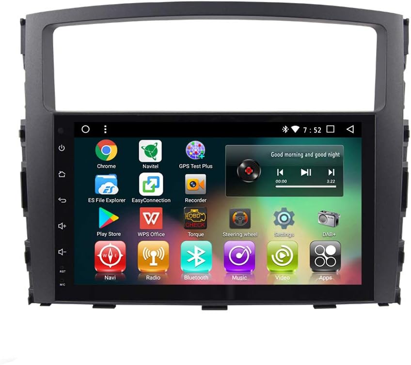 Android 8.1 IPS Car Radio GPS Player Navi for Mitsubishi Pajero 2006-2015 Octa Core in Dash Multimedia Video with Bluetooth WiFi Stereo Navigation (Android 8.1 4/32G Pajero)