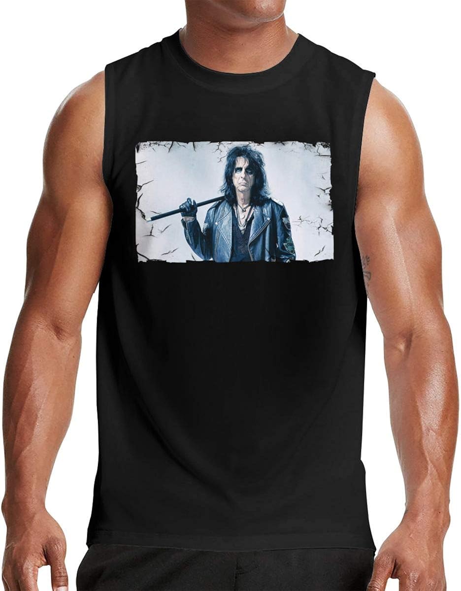 black muscle tee shirt