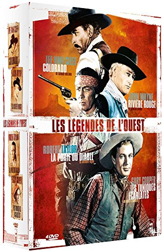 Les Légendes de l'ouest : Colorado + La rivière rouge + La porte du diable + Les tuniques écarlates - Pack
