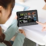 Ecowitt WS2910 Weather Station 7-in-1 Solar Outdoor Sensor Color Display view 8