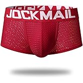 JOCKMAIL Mesh Low Waist Men Underwear Boxers Men Panties Male Underpants Men boxer short