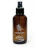 Hemlock Park Sandalwood Room Spray | Naturally Scent Your Space | Sustainably Made in USA with Essential Oils and Botanicals | 4 oz Glass Spray