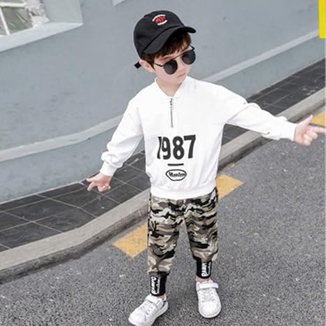 Amazon Co Jp 男の子服セット子供服セット子供服男の子スーツ男の子服春夏秋子供スポーツトラックスーツ ホーム キッチン