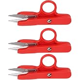 Thread Snips 3Pcs, Compact Stainless Steel Sewing Snips | Embroidery Scissors, Clean Cut Blades, Smooth Cutting, Lightweight, Fabric Quilting Crafting Trimming
