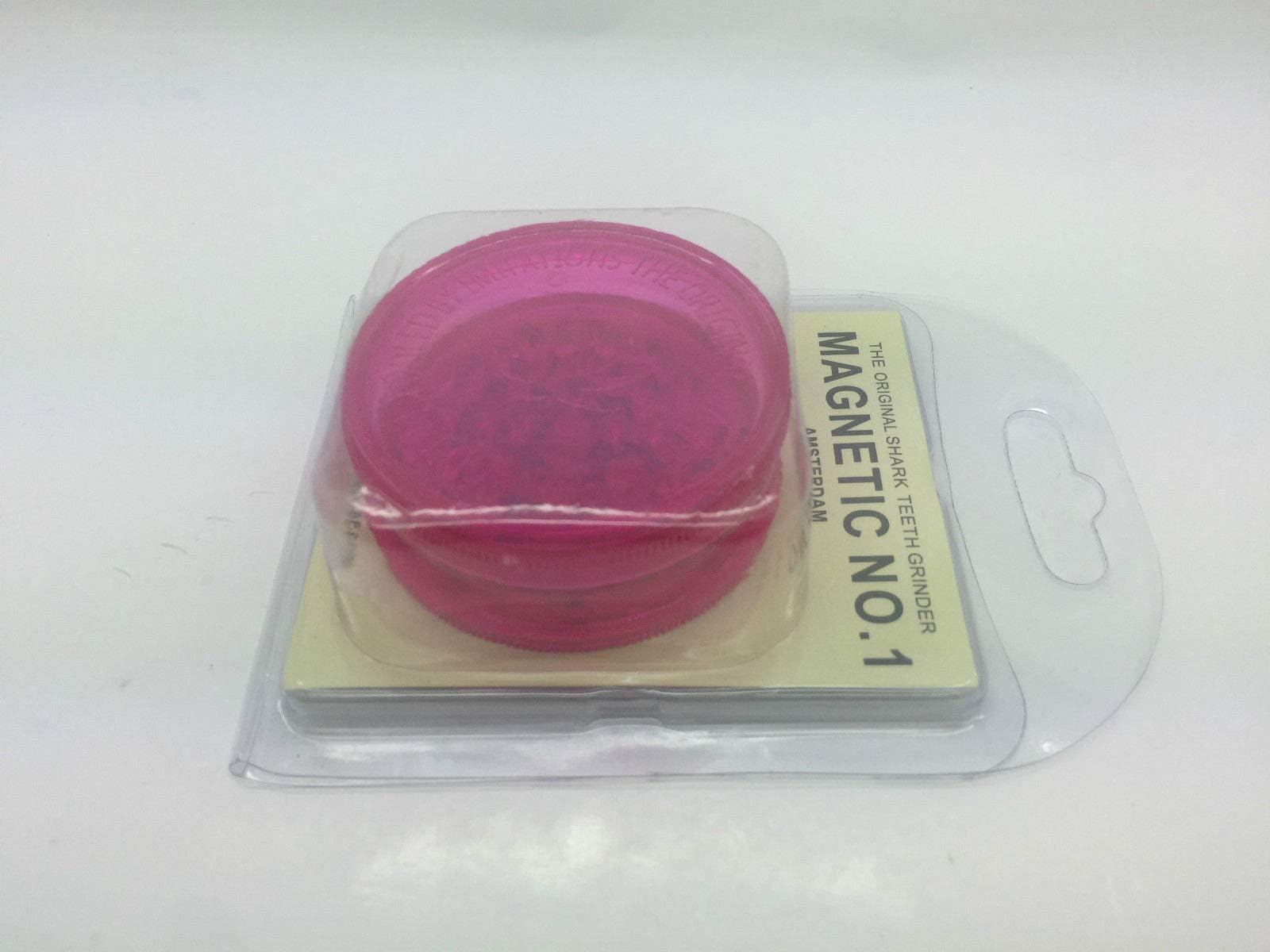 3 Part Grinder NO1! Original Shark Teeth HERB Grinder! Same Day DISPTCH (RED)