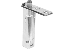 Lurrose Freezer Door Hinge Zinc Alloy Pivot Refrigerator Hinge Metal Spring Automatic Closing for Home Kitchen