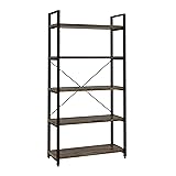 Panana 5 Tier Industrial Rustic Wooden