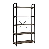 Panana 5 Tier Industrial Rustic Wooden