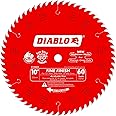 Freud D1060X Diablo 10-Inch 60 Tooth ATB Fine Finish Saw Blade with 5/8-Inch Arbor and PermaShield Coating