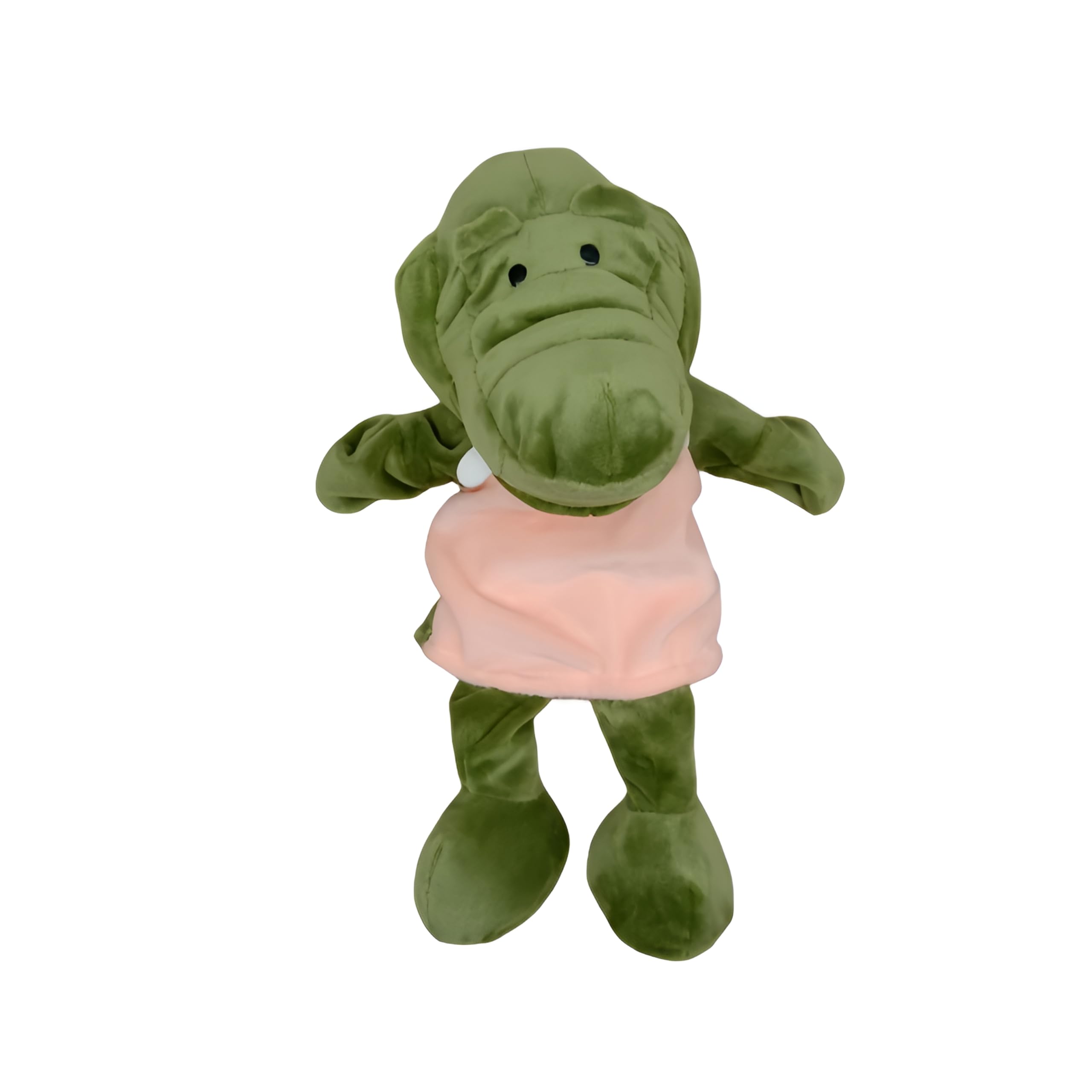 Proumhang Hand Puppets With Full Body for Kids,Animal Hand Puppets Farm Theme Puppets Toys Set,Plush Pretend Toys Zoo Friends Puppet Theatre with Movable Open Mouth,35cm,Crocodile