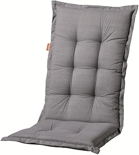 Madison A046 Hochlehner Auflage Basic Grey, ca. 123 x 50 x 8 cm, grau