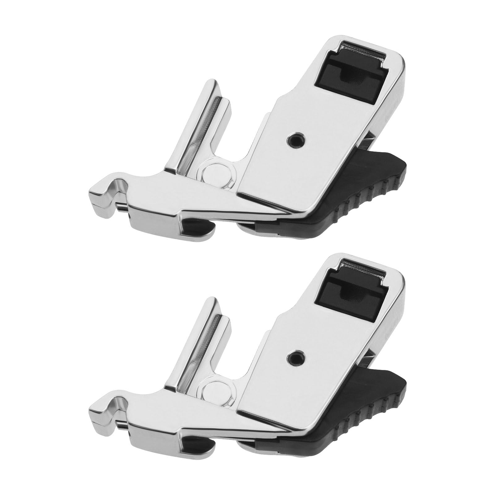 VGOL 2pcs Metal Low Pole Adapter Sewing Machine Presser Foot Adapter, Compatible with Singer, Brother, Janome, Kenmore, Babylock, Elna, New Home