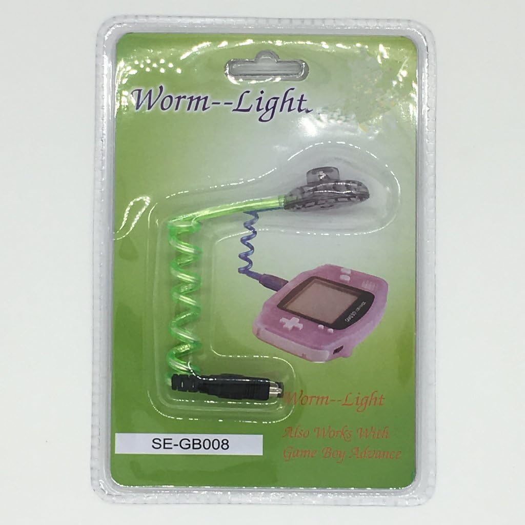 Meijunter Worm Light Screen LED Illumination Night Lamp for Nintendo Gameboy Advance GBA: Computers & Accessories