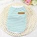 Howstar Pet Shirt, Dog Cat Clothes Puppy Classic Vest Striped T-Shirt Pet Summer Apparel (Green, M)