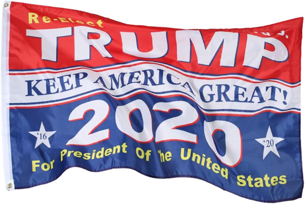 ROTERDON President Donald Trump Flags - 3x5 ft 2020 Keep America Great MAGA Lightweight America Banners