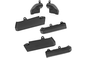 Rough Country Mud Flap Delete for Chevy Silverado 2500/3500HD (2020-2025) - Front & Rear, Set of 4