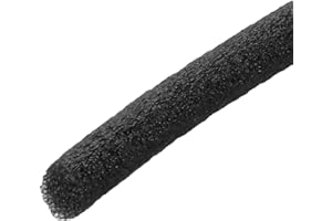 PATIKIL 1/4 Inch x 3.28 Feet Backer Rod for Gaps and Joints, 10pcs Foam Rope Caulk Crack Joint Filler Roll Seal Weather Strip for Home Construction, Black