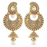 Royal Bling Bollywood Style Party Wear Traditional Indian Jewelry Jhumki Jhumka Earrings for Women