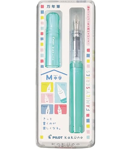 Pilot Fountain Pen Kakuno Family Series Kakuno Girl Clear Pink