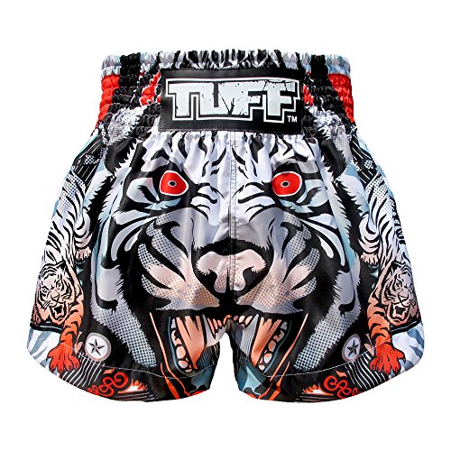 Tuff Muay Thai Shorts TUF-MS613-GRY-L