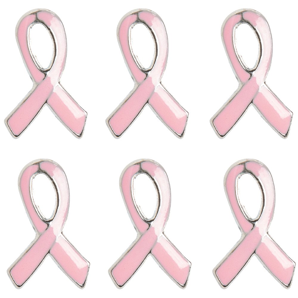 Breast Cancer Awareness Lapel Pink Ribbon Pins (50 Pins in ...