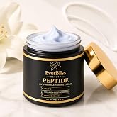 EverBliss Peptide Anti-Wrinkle Firming Cream with SNAP-8, Hyaluronic Acid &amp; Collagen Peptides, Daily Face &amp; Neck Moisturizer, 60g (2.12 oz)