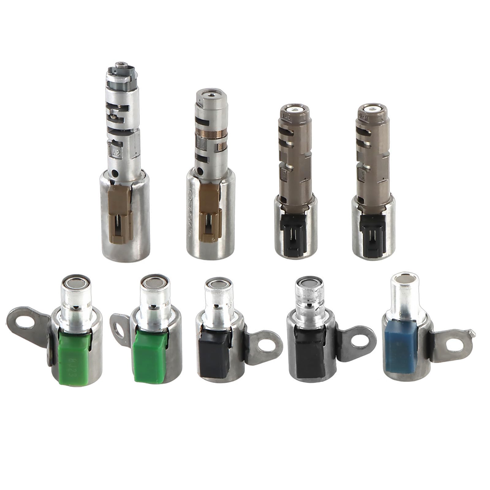 Photo 1 of YDMON 9PCS Transmission Shift Solenoid Kit, Compatible with Tacoma Sequola Tundra Lexus IS250 LX570 GS430 2004-2017, Automotive Transmission Solenoid Set Replaces Part A760 A761E A960E AB60E AB60F