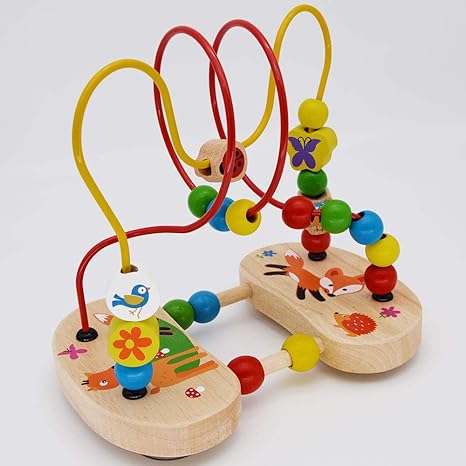 wooden toy maze