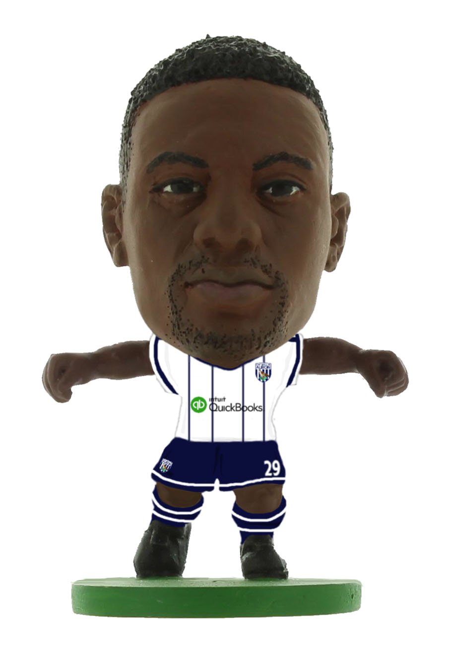 SoccerStarz West Bromwich Albion FC Stephane Sessegnon Home Kit