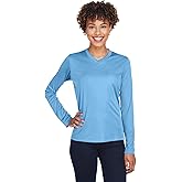 Team 365 Ladies' Zone Performance Long-Sleeve T-Shirt 2XL SPORT LIGHT BLUE