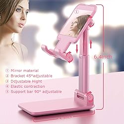 LOBKIN phone stand for desk, foldable portable