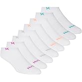 Hurley Women's Sport Ultra Soft Low Cut Socks (8-Pack)