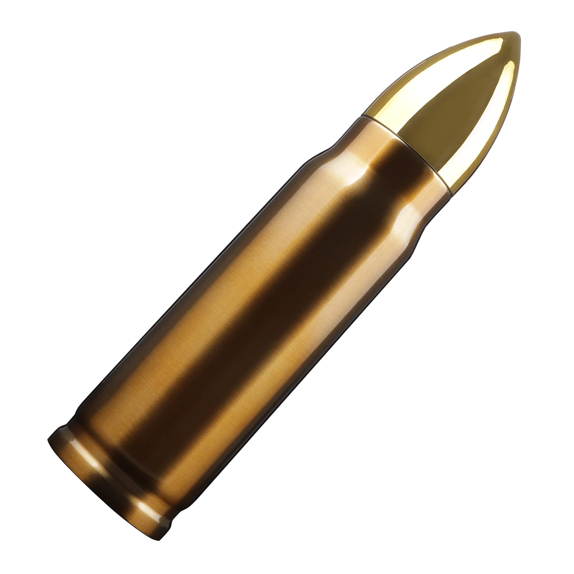 Goetland 304 Stainless Steel 17.6 oz Bullet Water Bottle Bullet Tumbler Cup Vacuum Insulated Tumbler Travel Mug Flask No Logo Dark Copper