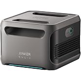Anker SOLIX BP3800 Expansion Battery, 3,840Wh, for F3800 Series | 3,840Wh LiFePO4 Battery with 10-Year Lifespan, Designed for Anker SOLIX F3800 Series, for Home, RVs, and Emergency Use