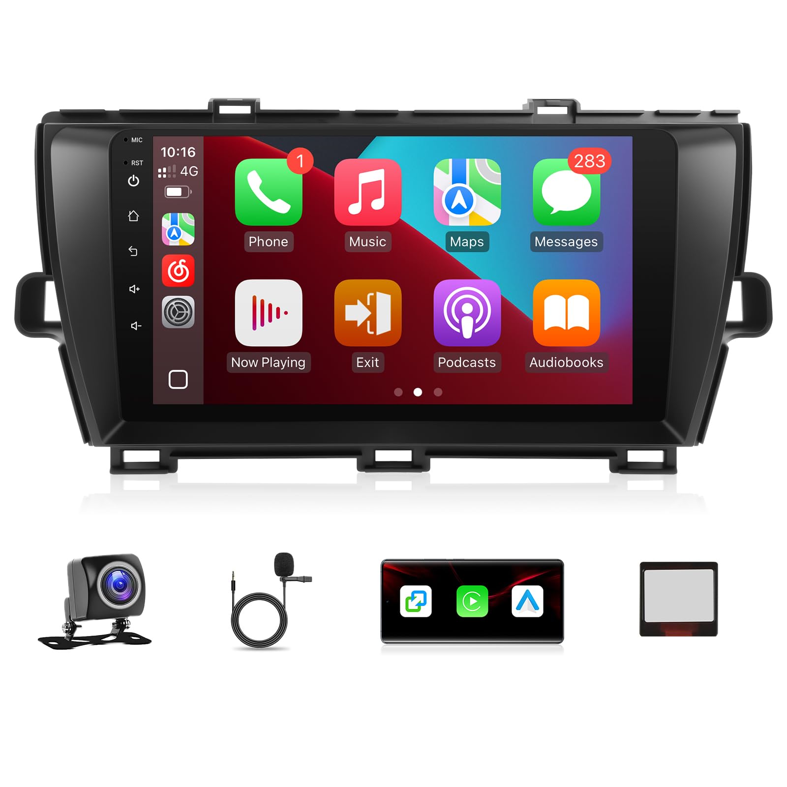 Photo 1 of KuTaiTai Android 12 Car Radio for Toyota Prius 2010 2011 2012 2013 2014 2015 Stereo with J.B.L - 9 Inch Touch Screen Head Unit with Carplay & Android Auto, WiFi, BT, GPS, SWC, Canbus, Backup Camera