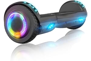 VEVELINE Hoverboard,Self Balancing Hoverboard with Bluetooth Speakers for Kids Ages 6-12(Black)