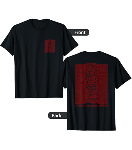 Amazon.com: Joy Division Unknown Pleasures Adult tee (Small) Black