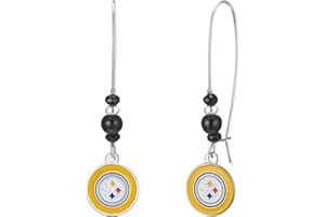 PRO SPECIALTIES GROUP NFL Kidney Wire Hook Earrings | Sports Fan Jewelry Gift | Fashion Jewelry | Birthday & Holiday Gifts for Women and Girls