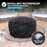 Estefanlo Waterproof Round Fire Pit Cover 80cm Anti-UV Protection view 3
