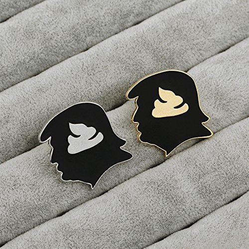 Anti Donald Trump Protest Pins Resist Not My President -Anti Trump Pinback Button Funny Lapel Pin Badge for Hats, Shirts, Bags