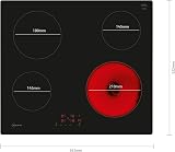 Neff N50 T16NBE1L 60cm Electric Hob 4 Zones Black Touch Control view 5