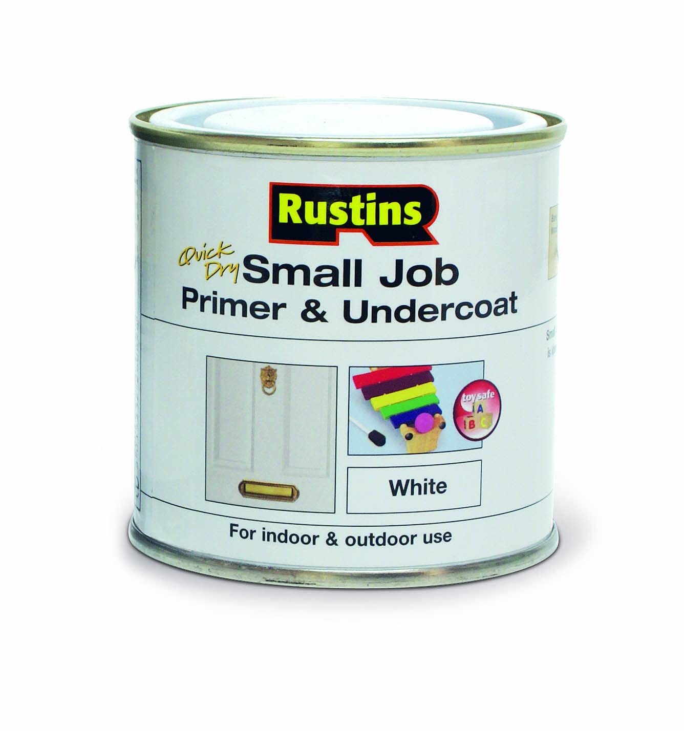 RUSTINS Small Job Primer & Undercoat White 250ml — image 1