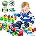FIOLOM Nuts and Bolts Fine Motor Skills Montessori Toys Interlocking Building Blocks Learning STEM Educational Toy Match Game Toddler Puzzles Preschool Activities Gifts for 3 4 5 Yr Old Boys Girls Kid