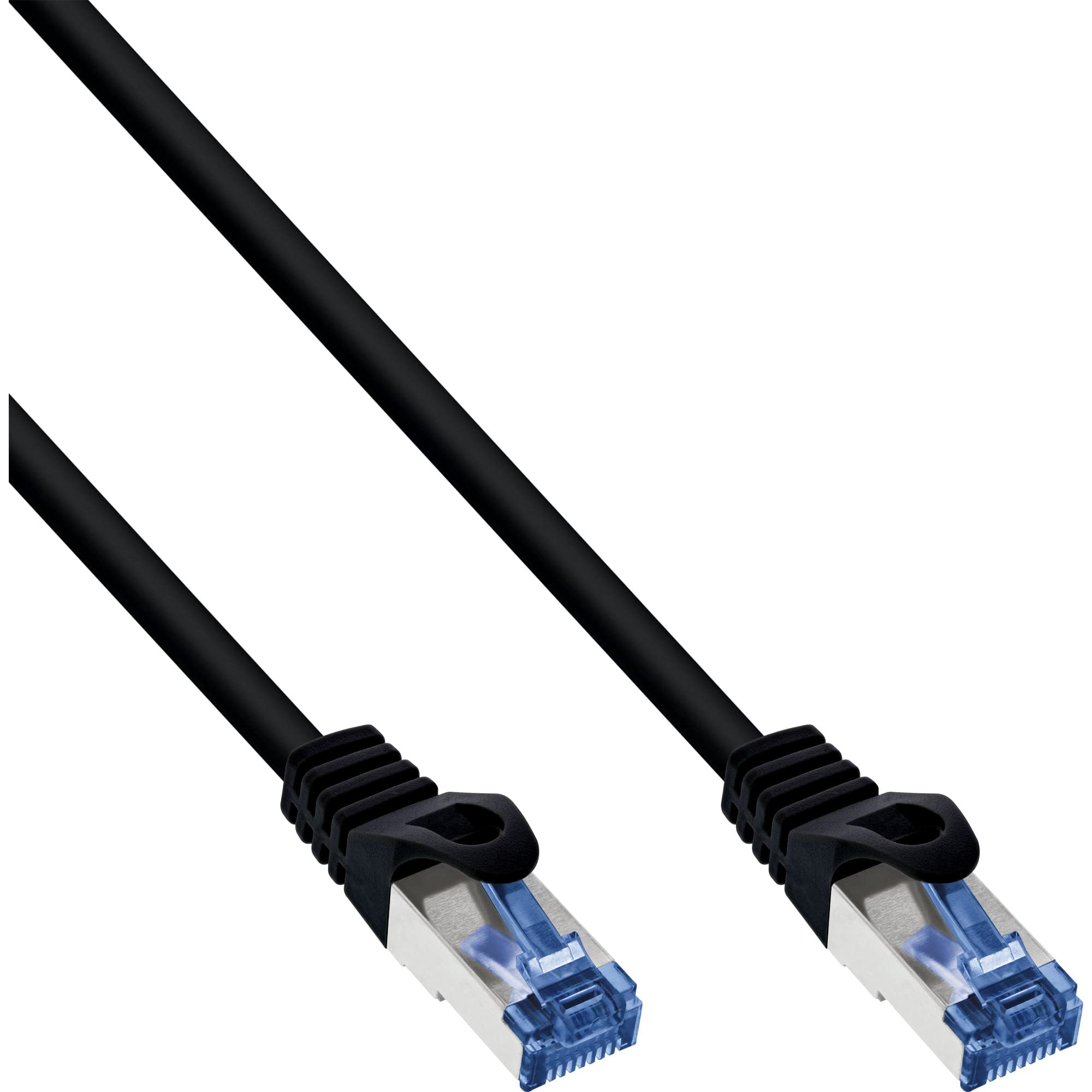 InLine 73840S Patch Cable, Cat.6A, S/FTP, PUR Industrial, Black, 40 m
