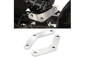 AC-MTORC Rear Suspension Drop Lowering Link Kit for Kawasaki Vulcan S 650 2015-2021 Silver Stainless Steel
