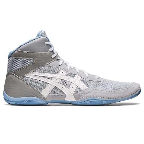 ASICS Men's Matflex Wrestling Shoes, Piedmont Grey/White in