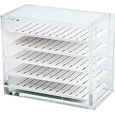 Acrylic 5 Layers clear Eyelash Storage Box, Makeup Display Container, Eyelashes Holder Case Grafting, Eyelash Transparent Box