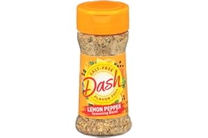 Dash Salt-Free Seasoning Blend, Lemon Pepper, 2.5 Ounce