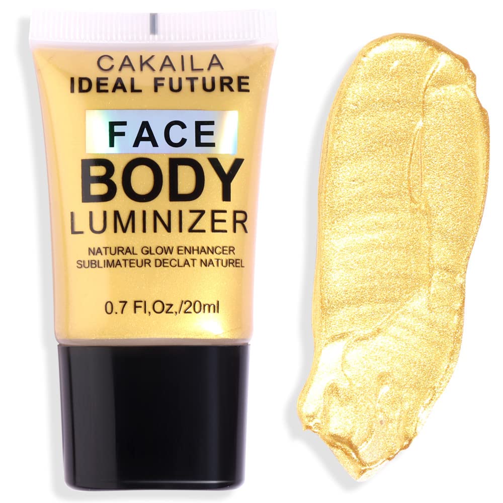 GL-Turelifes Face Glow Liquid Illuminator, Body Natural Glow Enhancer Luminizer Bronzer Smooth Shine Shimmer Liquid Foundation Liquid Highlighter Makeup (03)